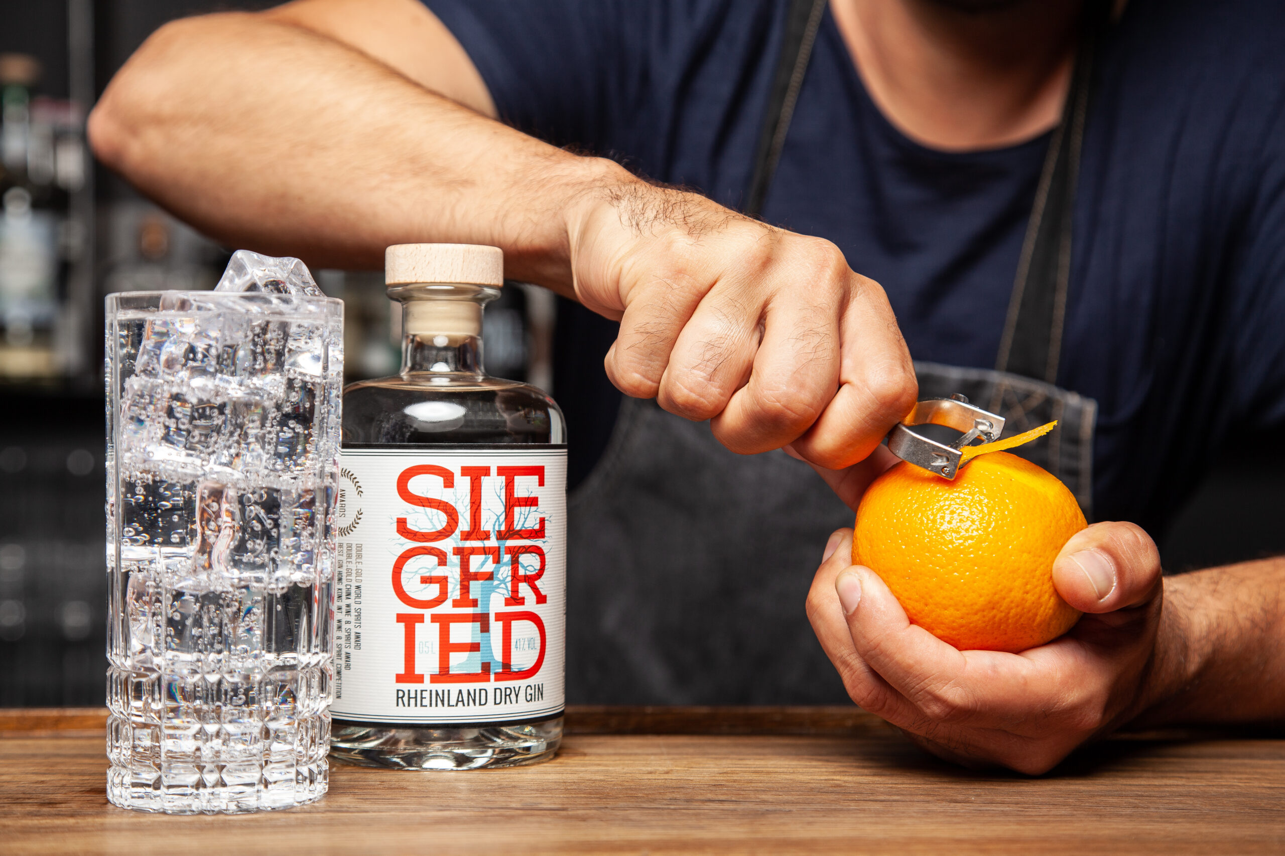 Siegfried Rheinland Dry Gin | 41 % Vol. | Spirituosen und Barstuff | Gin